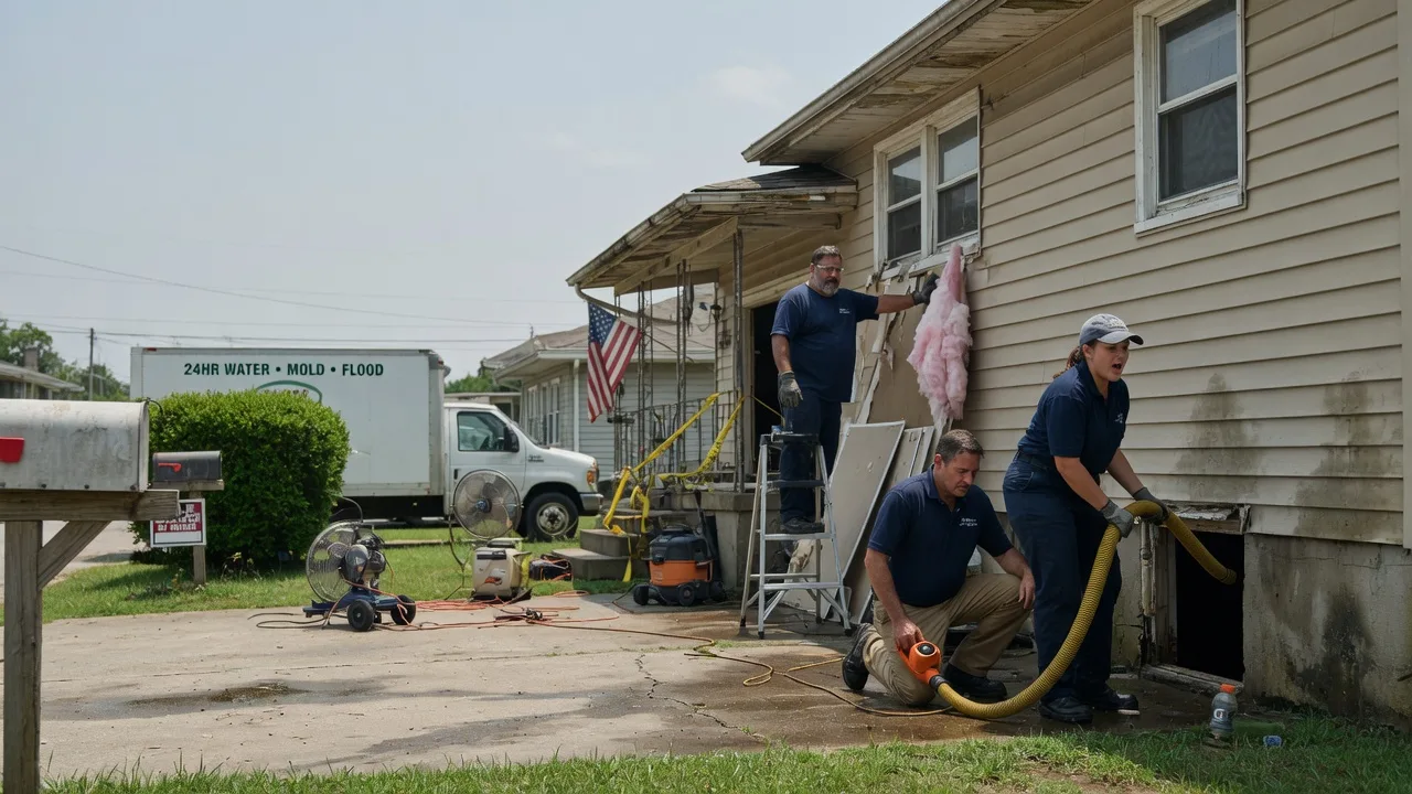 Water Damage Repair in Bunker Hill, IL near me